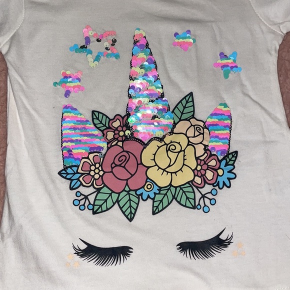 Girls Unicorn Bundle in size 3T. Shirts and legging pants - Picture 2 of 13